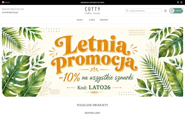 Screenshot of cotty.pl