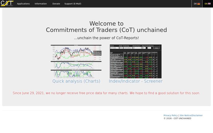 Screenshot of cotunchained.com