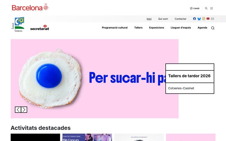 Screenshot of cotxeres-casinet.org