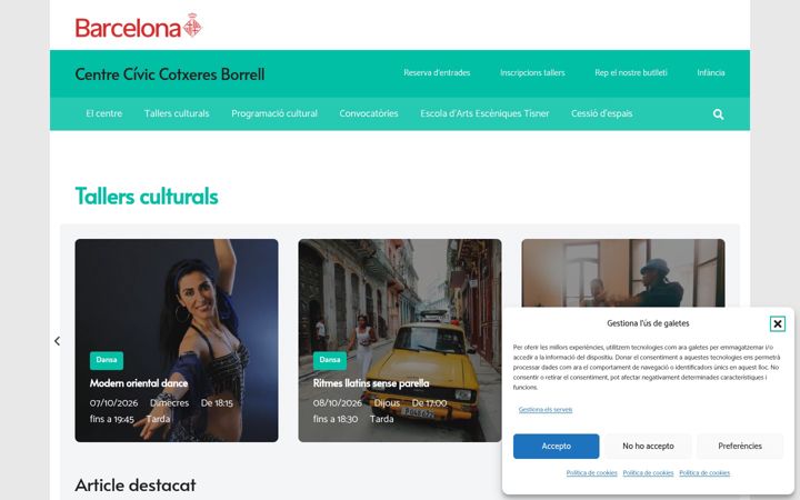 Screenshot of cotxeresborrell.net