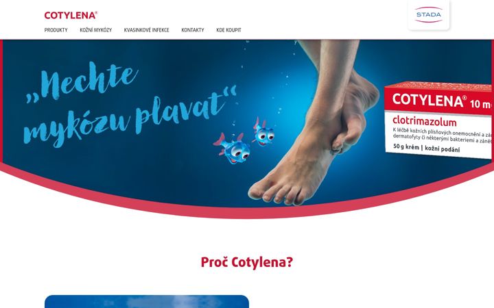 Screenshot von cotylena-clotrimazol.cz