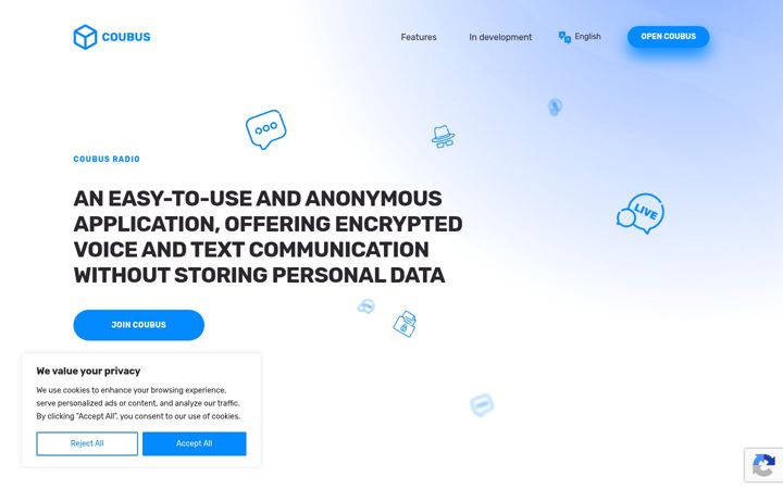 Screenshot of coubus.com