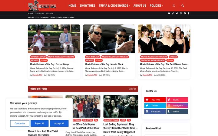 Screenshot of couchcushioncritics.com