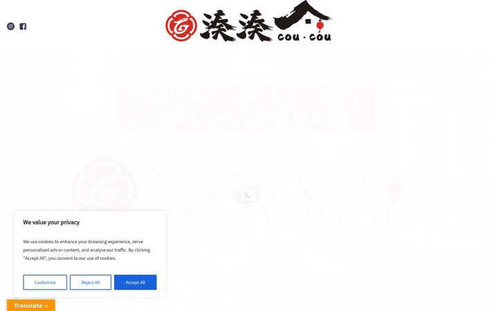 Screenshot of coucoufood.it
