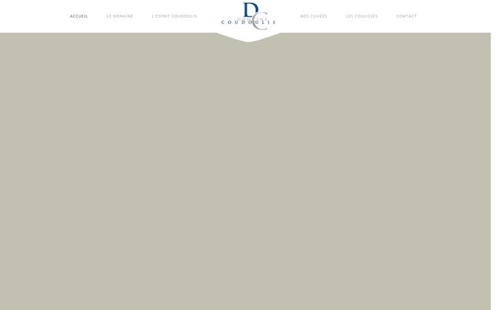 Screenshot van coudoulis.fr
