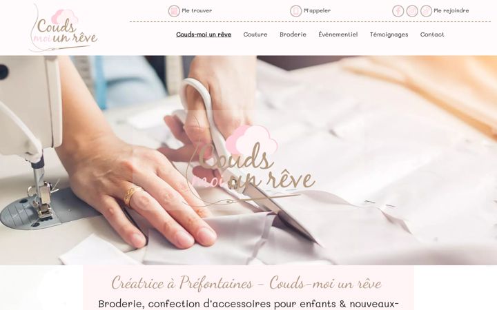 Screenshot of coudsmoiunreve.fr