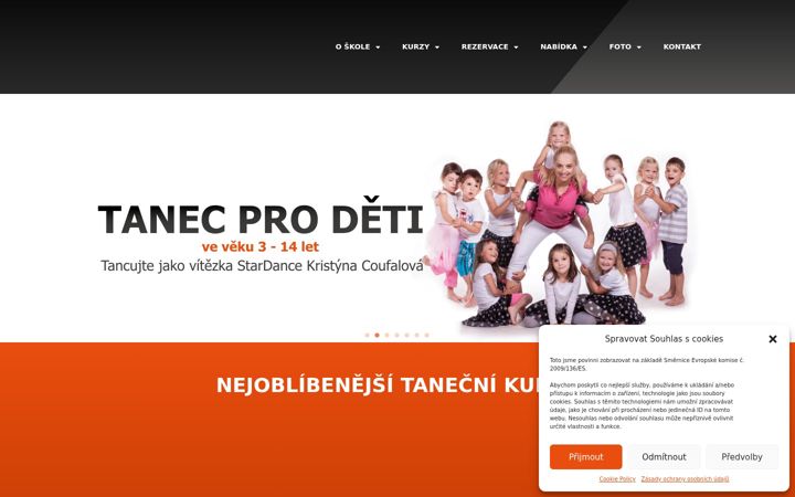 Screenshot von coufalovi.cz