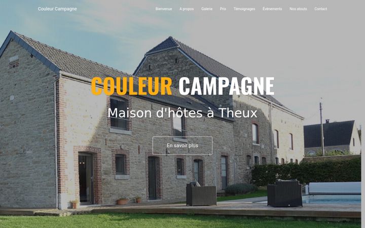 Screenshot of couleurcampagne.be