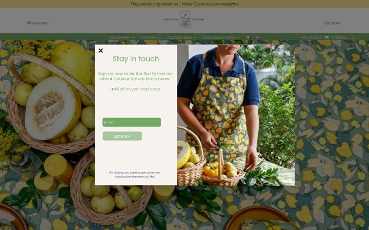 Screenshot of couleurnaturebybrunolamy.com