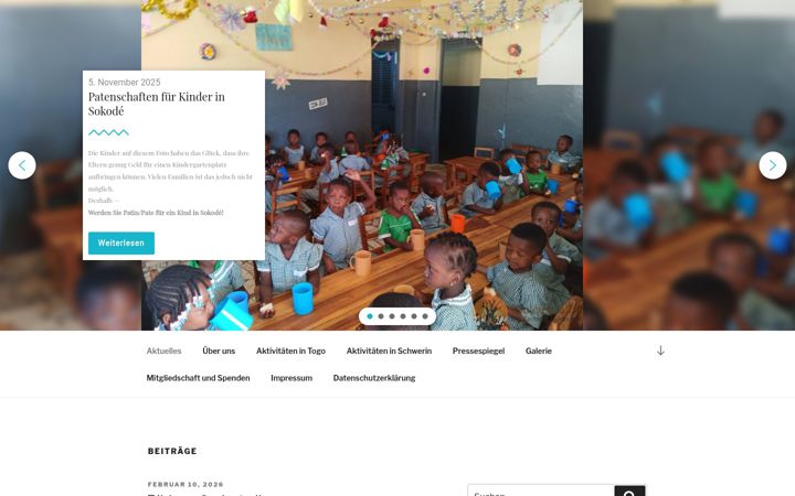 Screenshot of couleurs-afrik.de