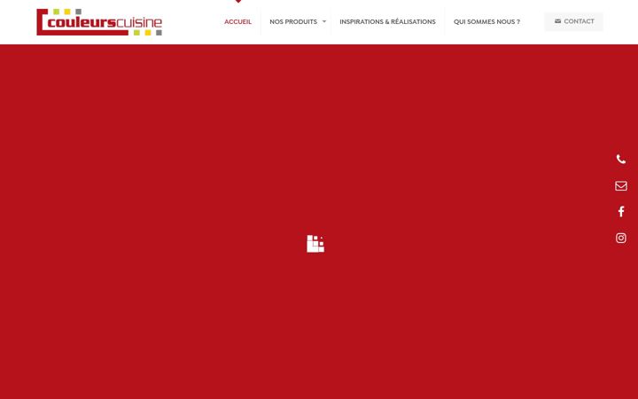 Screenshot of couleurs-cuisine.com