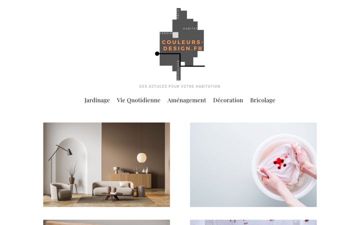 Screenshot of couleurs-design.fr