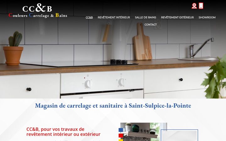 Screenshot of couleurscarrelageetbains.fr