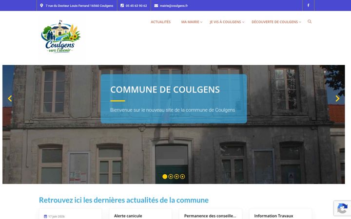 Screenshot of coulgens.fr