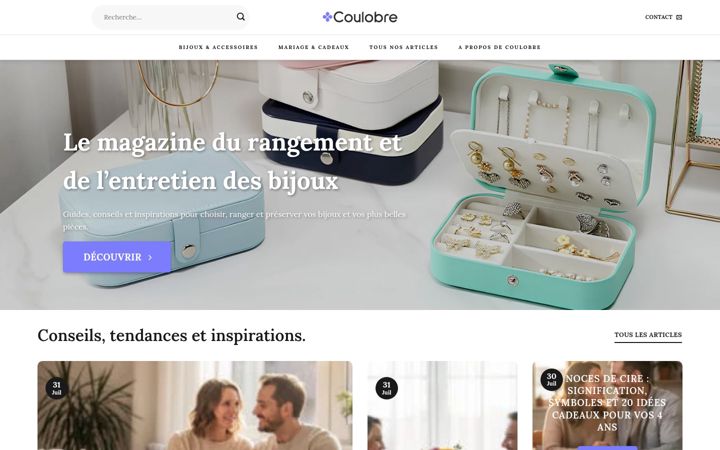 Screenshot of coulobre.com