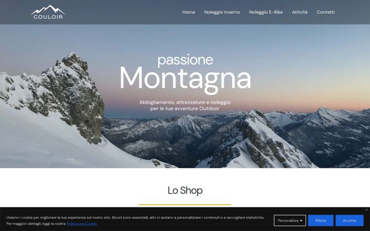 Screenshot of couloirshop.com