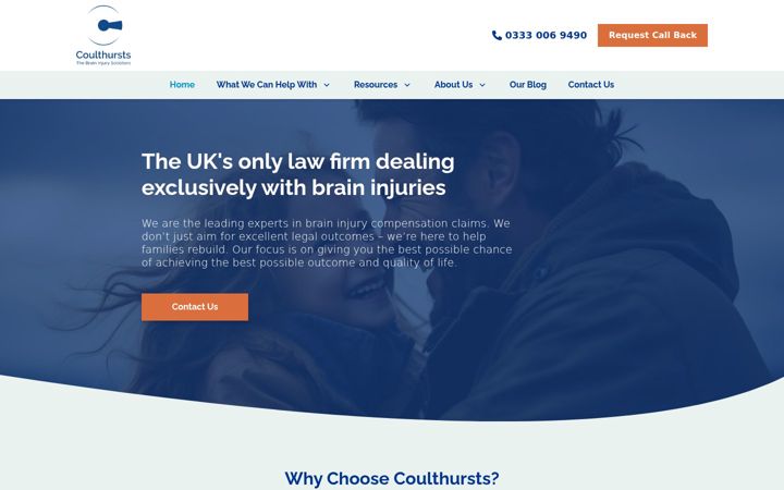 Screenshot von coulthursts.co.uk