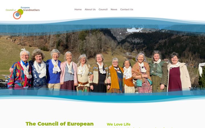 Screenshot of councileugrandmothers.eu