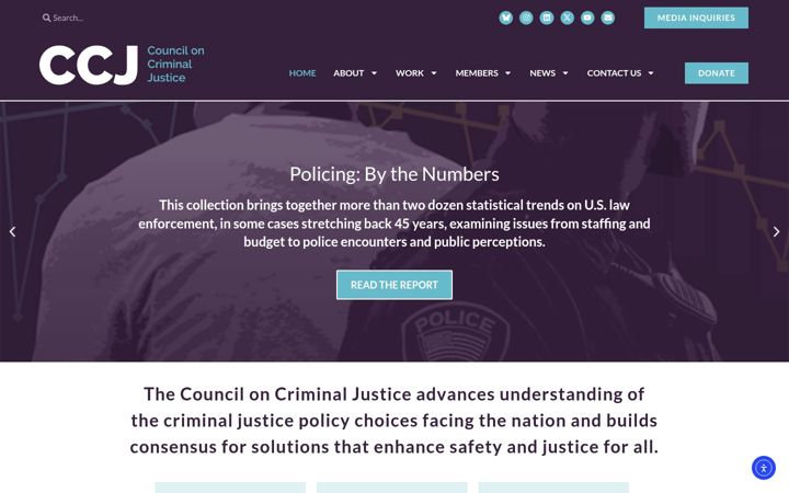 Screenshot of counciloncj.org