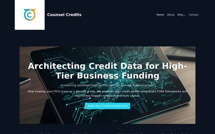 Screenshot of counselcredits.com