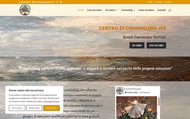 Screenshot of counselingjes.it
