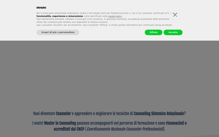 Screenshot of counselingsistemicorelazionale.com