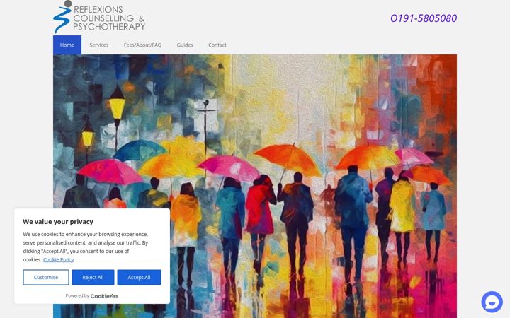 Screenshot von counselling-newcastle.co.uk