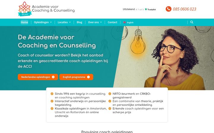 Screenshot of counselling.nl