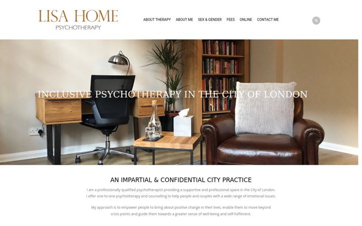 Screenshot von counsellingandtherapylondon.co.uk