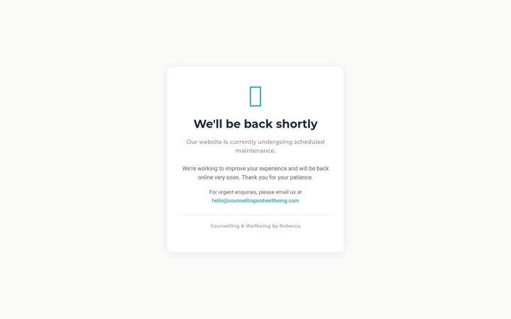 Screenshot of counsellingandwellbeing.com