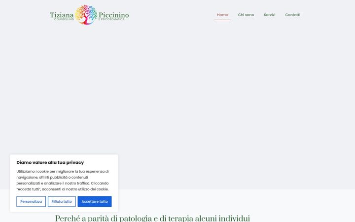 Screenshot of counsellingepsicosomatica.it