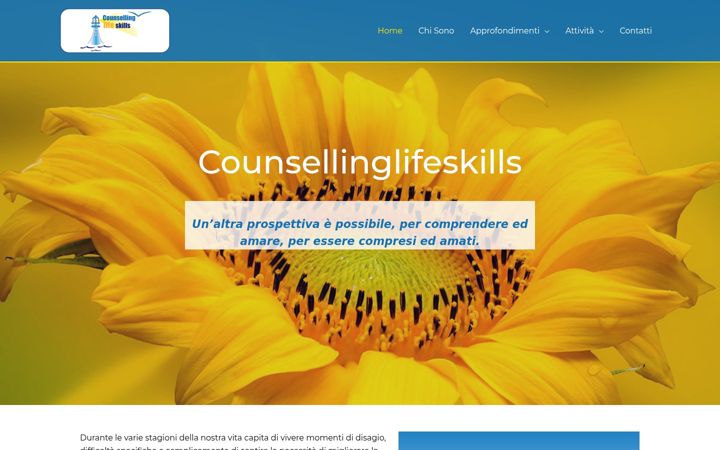 Screenshot of counsellinglifeskills.com