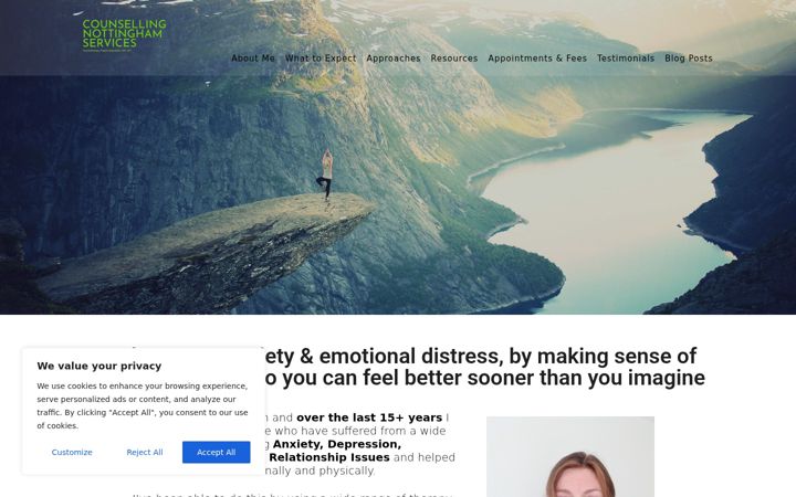 Screenshot von counsellingnottinghamservices.co.uk