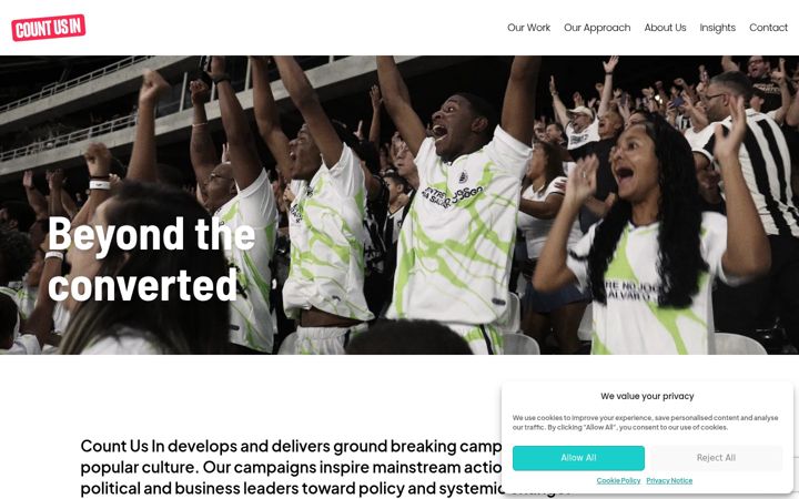 Screenshot of count-us-in.com