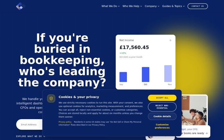 Screenshot von count.co.uk