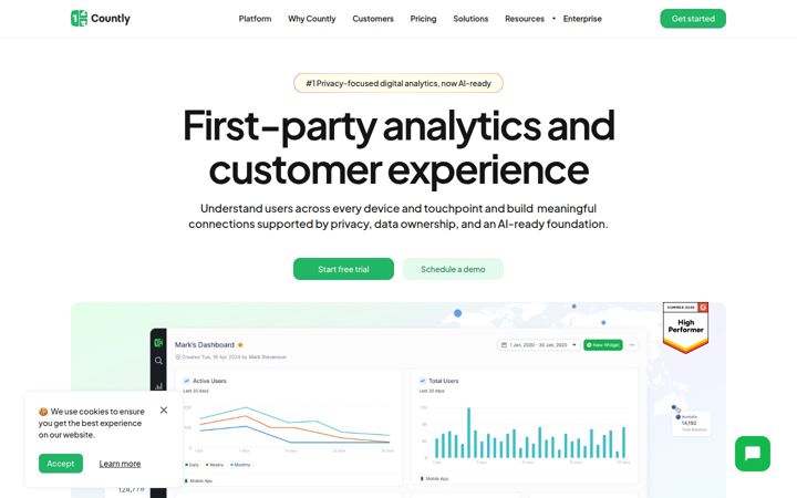 Screenshot of count.ly
