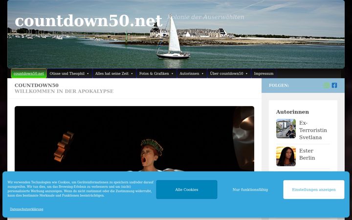Screenshot di countdown50.net