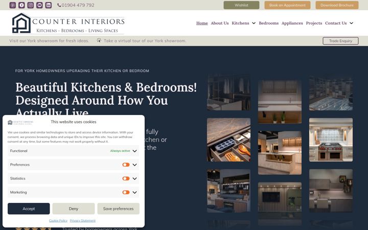 Screenshot of counterinteriors.co.uk