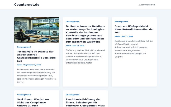 Screenshot of counternet.de