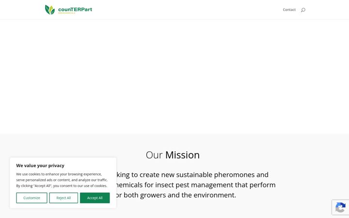 Screenshot of counterpart-semiochemicals.com