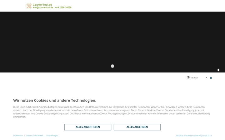 Screenshot of countertool.de