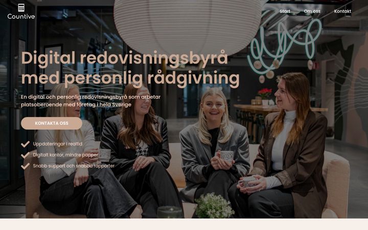 Screenshot of countiveredovisning.se