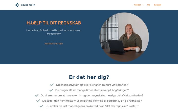 Screenshot of countmein.dk