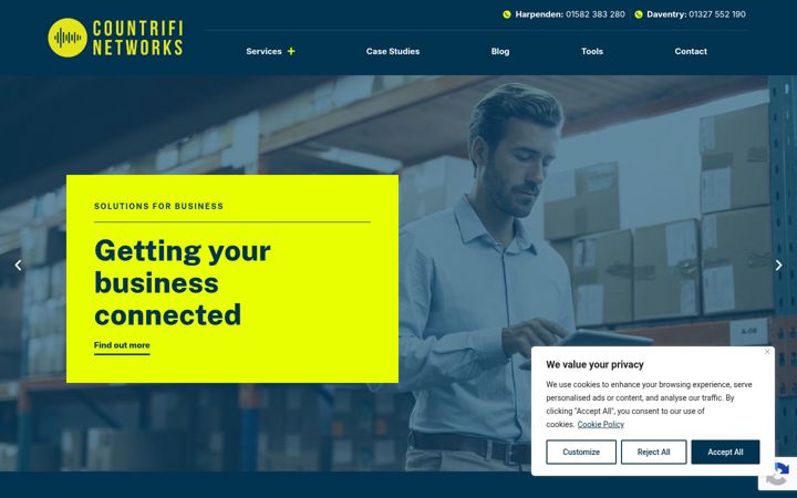 Screenshot of countrifi.co.uk