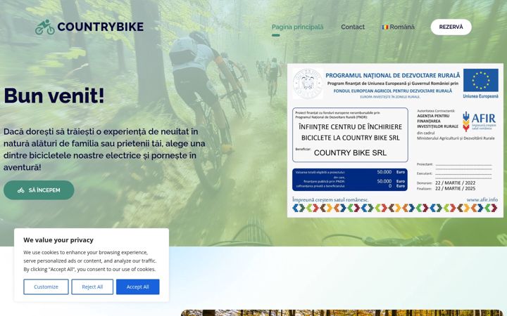 Screenshot of countrybike.ro