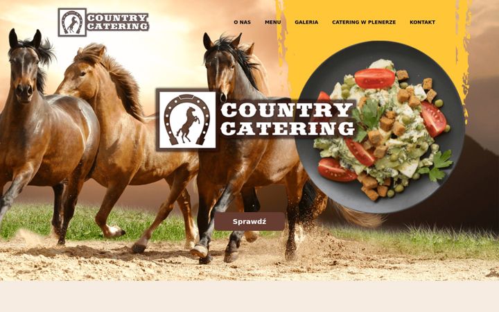 Screenshot of countrycatering.pl