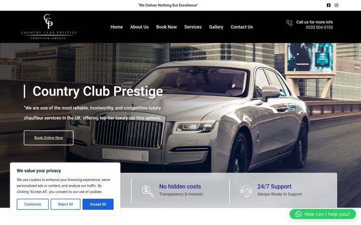Screenshot of countryclubprestige.com