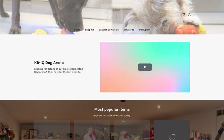 Screenshot of countrydogbarn.co.uk