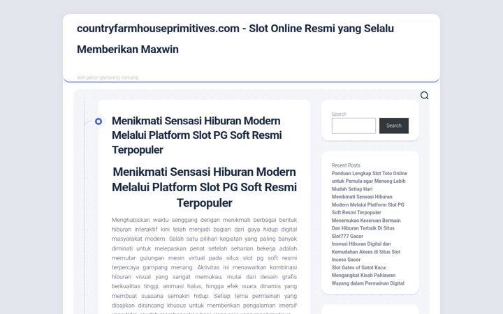 Screenshot of countryfarmhouseprimitives.com