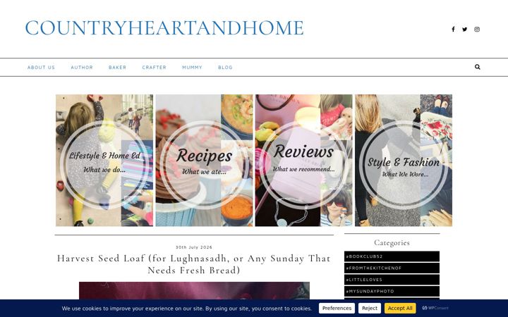 Screenshot of countryheartandhome.com